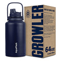 AquaFlask Growler 64oz (1.9L) Insulated Water Jug – Cobalt Blue