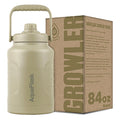 AquaFlask Growler 84oz (2.5L) Insulated Water Jug – Sand