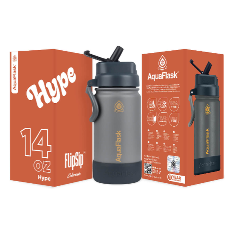 AquaFlask - Colorwave Flip Sip Lid Collection - (14oz)