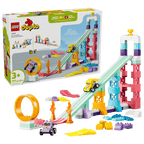 3 in 1 Creative Ramps with Vehicles- 111 Pcs