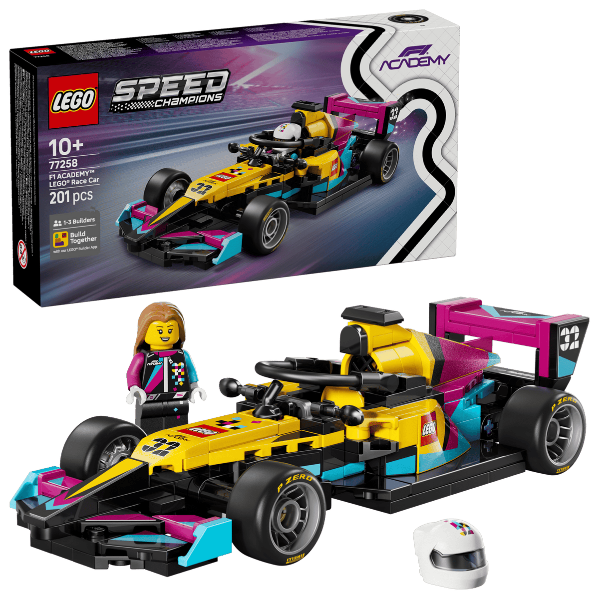 F1 Academy Lego Race Car- 201 Pcs