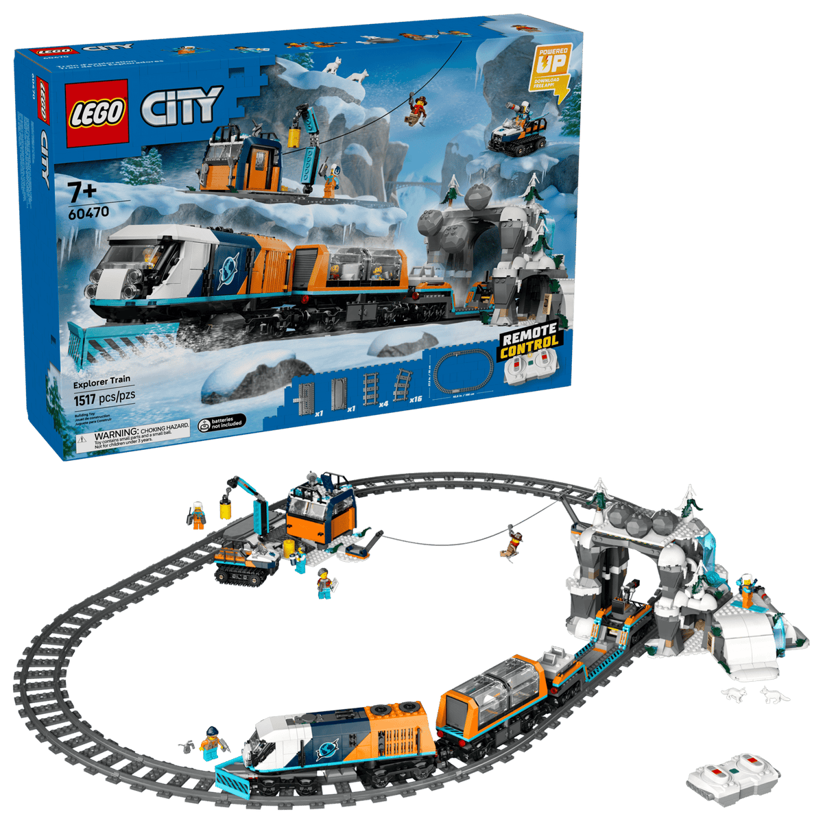 Explorers' Arctic Polar Express Train- 1517 Pcs