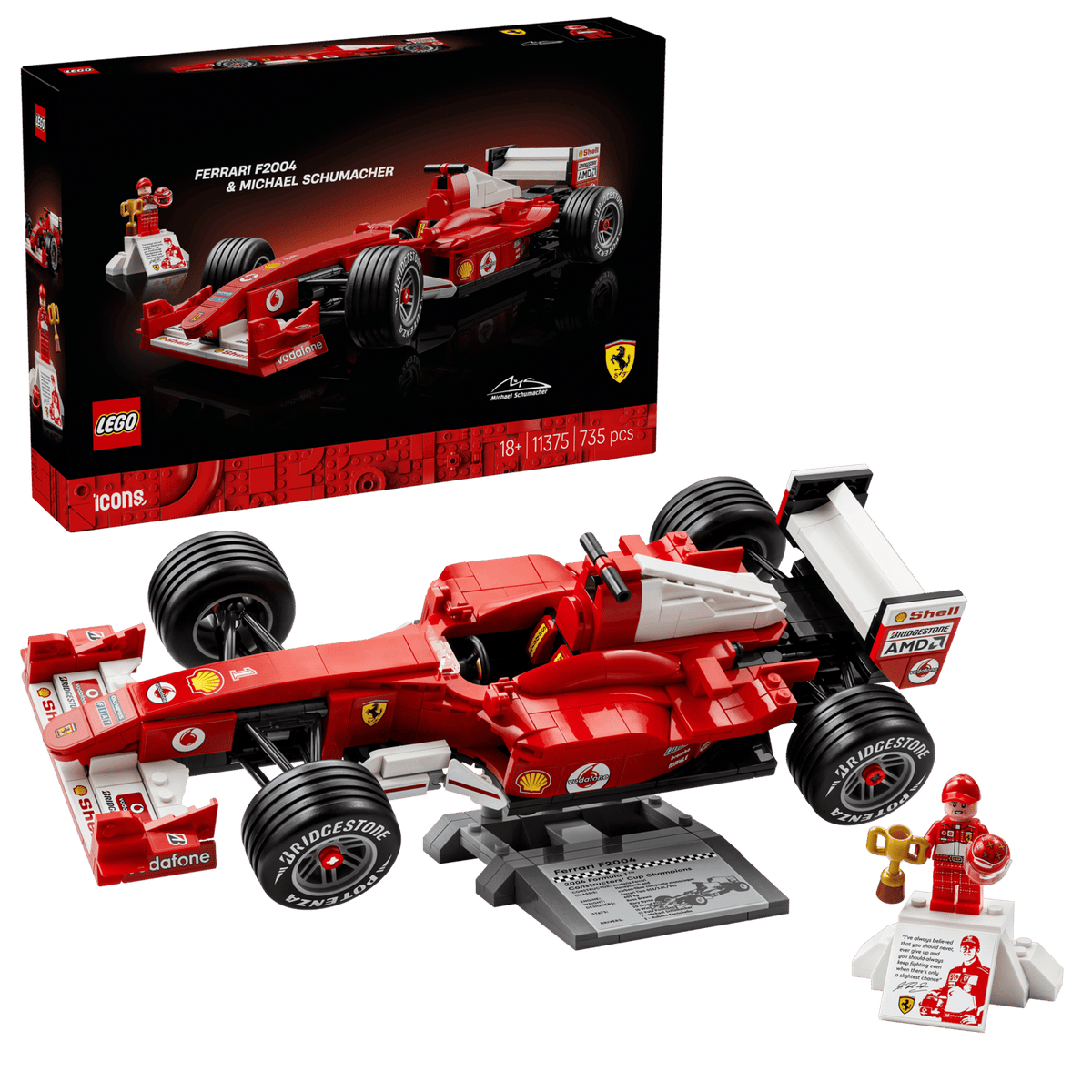 Ferrari F2004 & Michael Schumacher- 735 Pcs