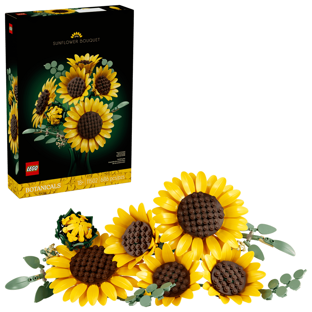 Sunflower Bouquet- 686 Pcs