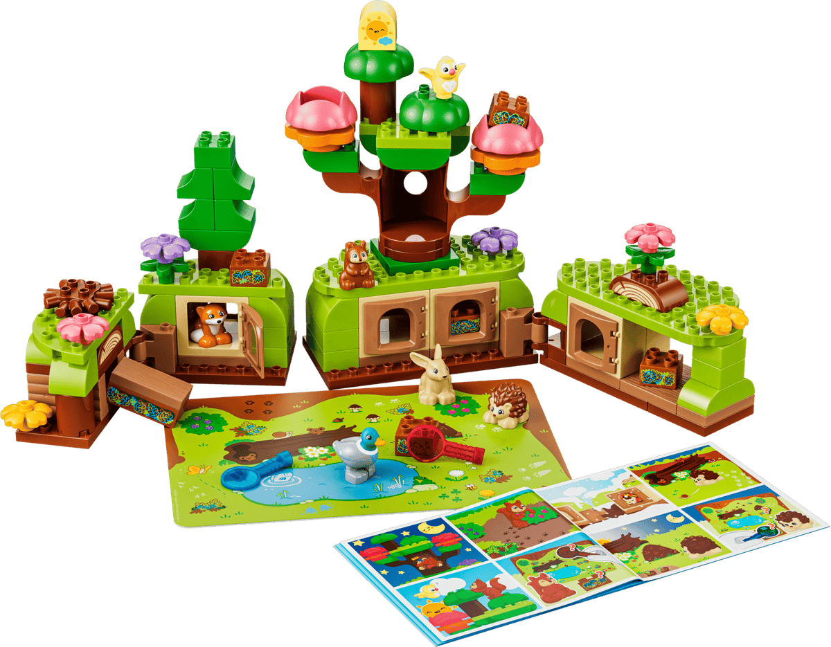 Discovery Forest with Wild Animals- 131 Pcs