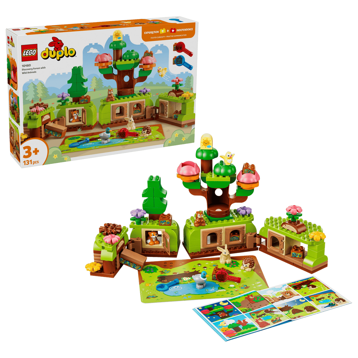 Discovery Forest with Wild Animals- 131 Pcs