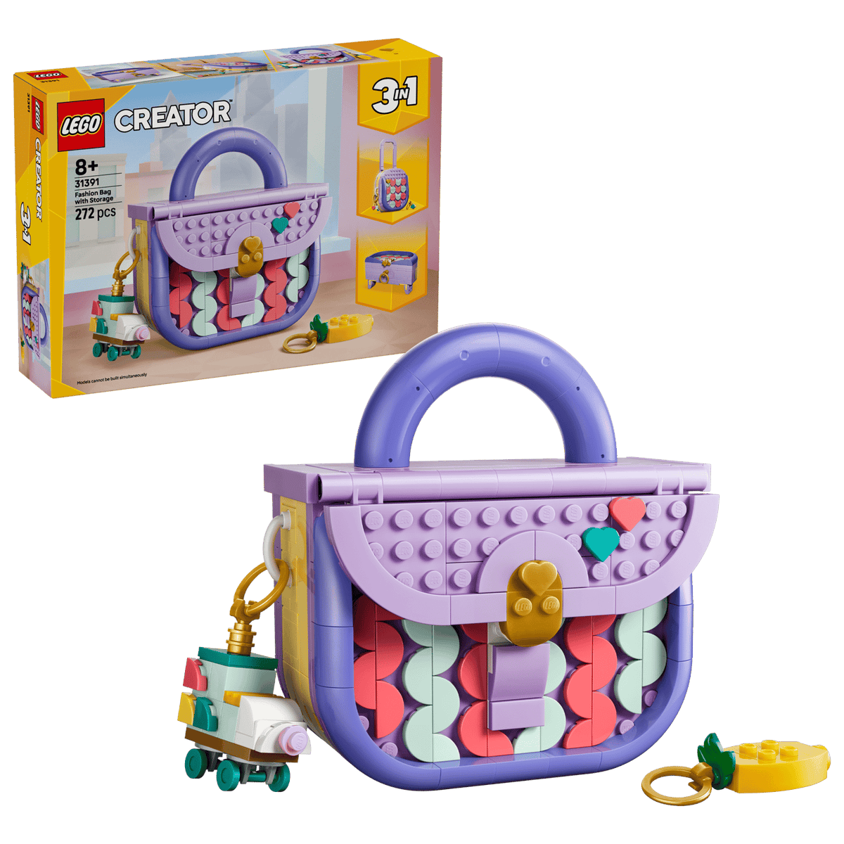 Art Fashion Bag with Storage- 272 Pcs