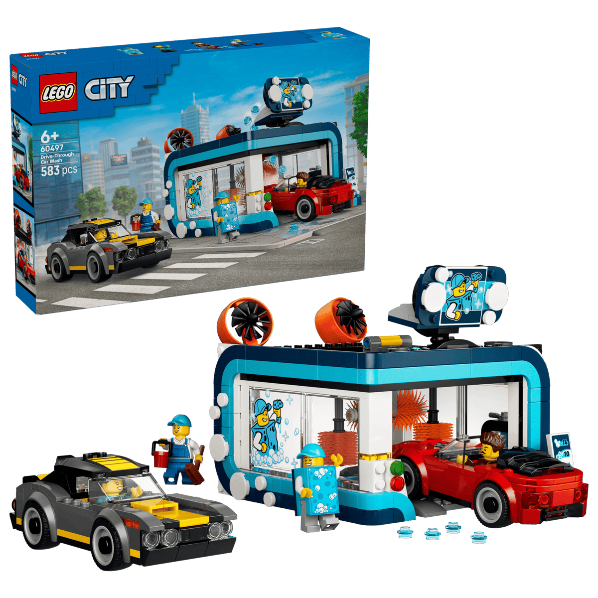 Drive-Through Car Wash- 583 Pcs
