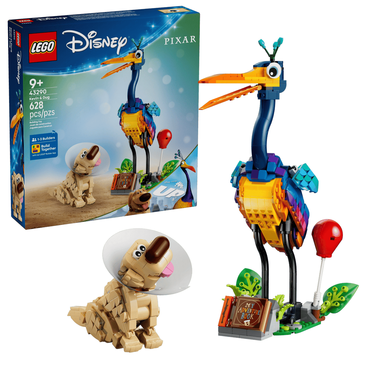 Kevin & Dug- 628 Pcs