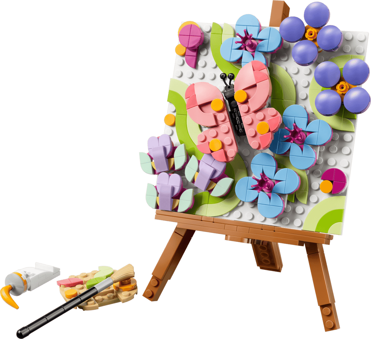 Floral Art Decor Painting- 348 Pcs