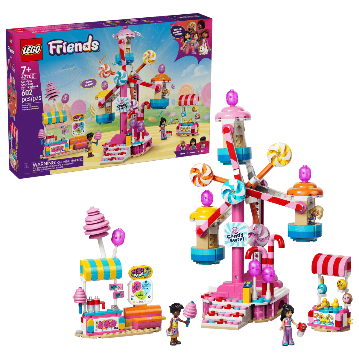 Candy & Cupcake Ferris Wheel- 602 Pcs