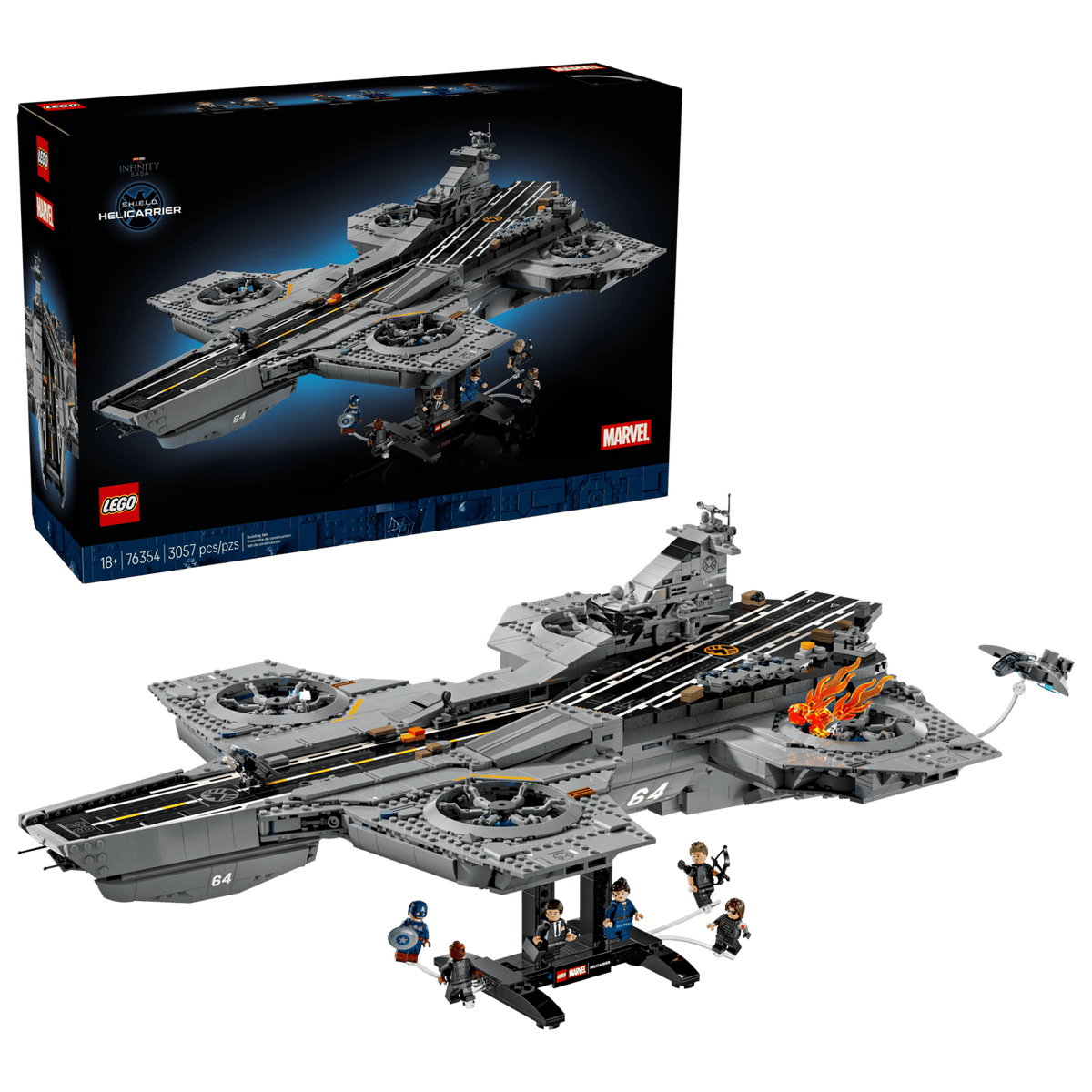 S.H.I.E.L.D. Helicarrier- 3057 Pcs