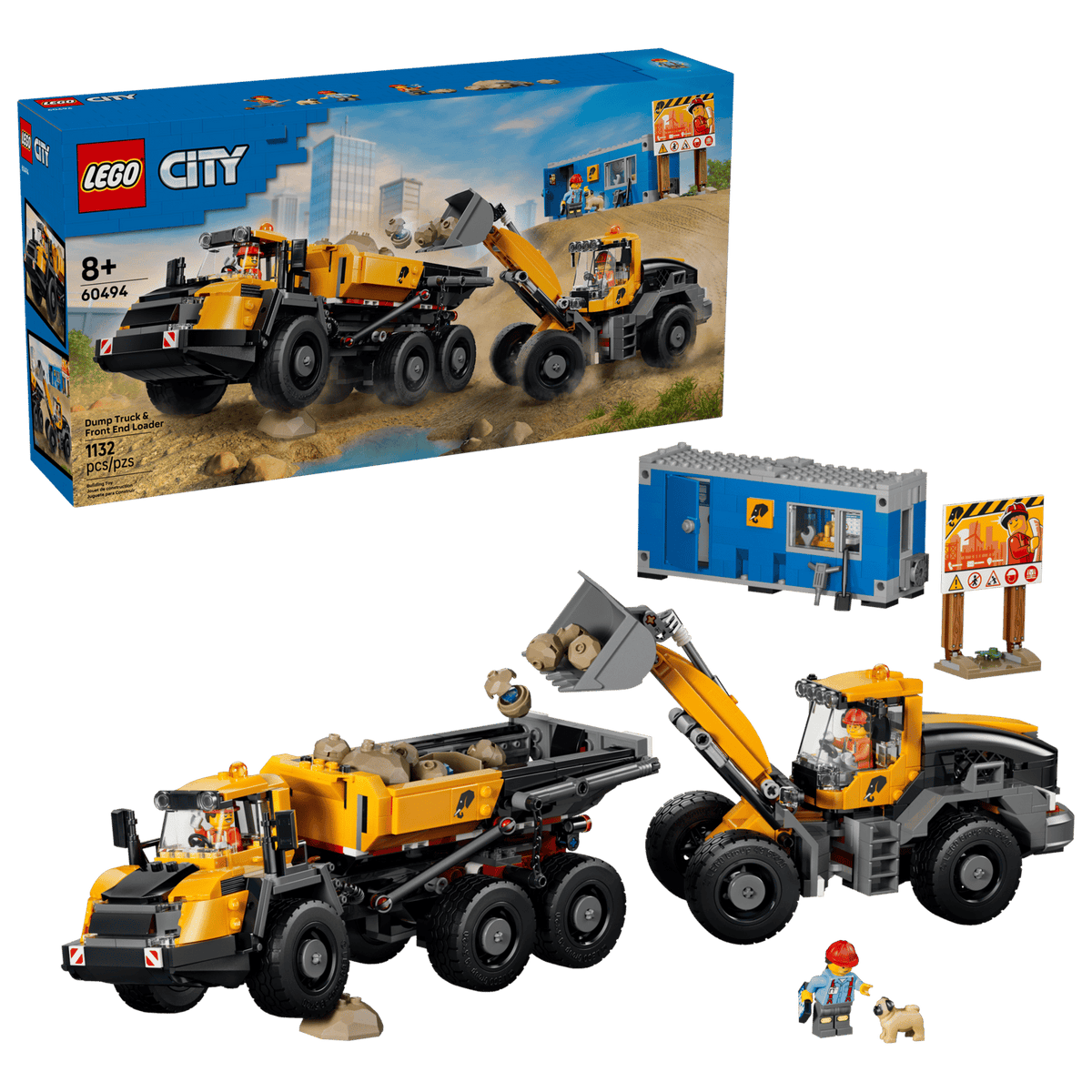 Dump Truck & Front End Loader- 1132 Pcs