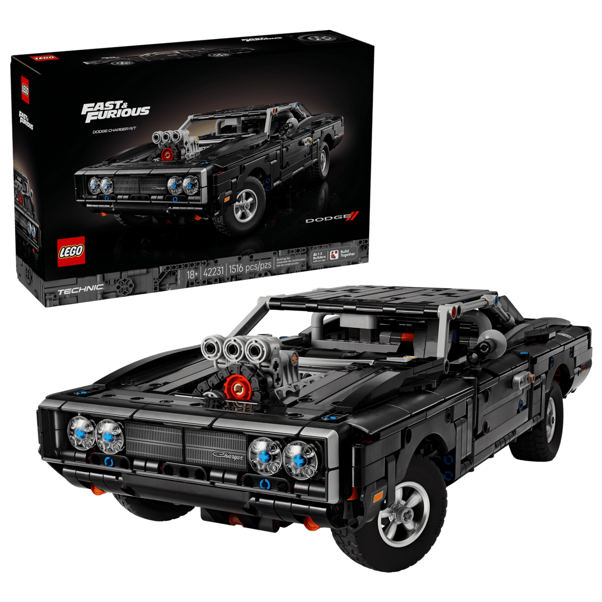 Fast and Furious Dodge Charger R/T Car- 1516 Pcs