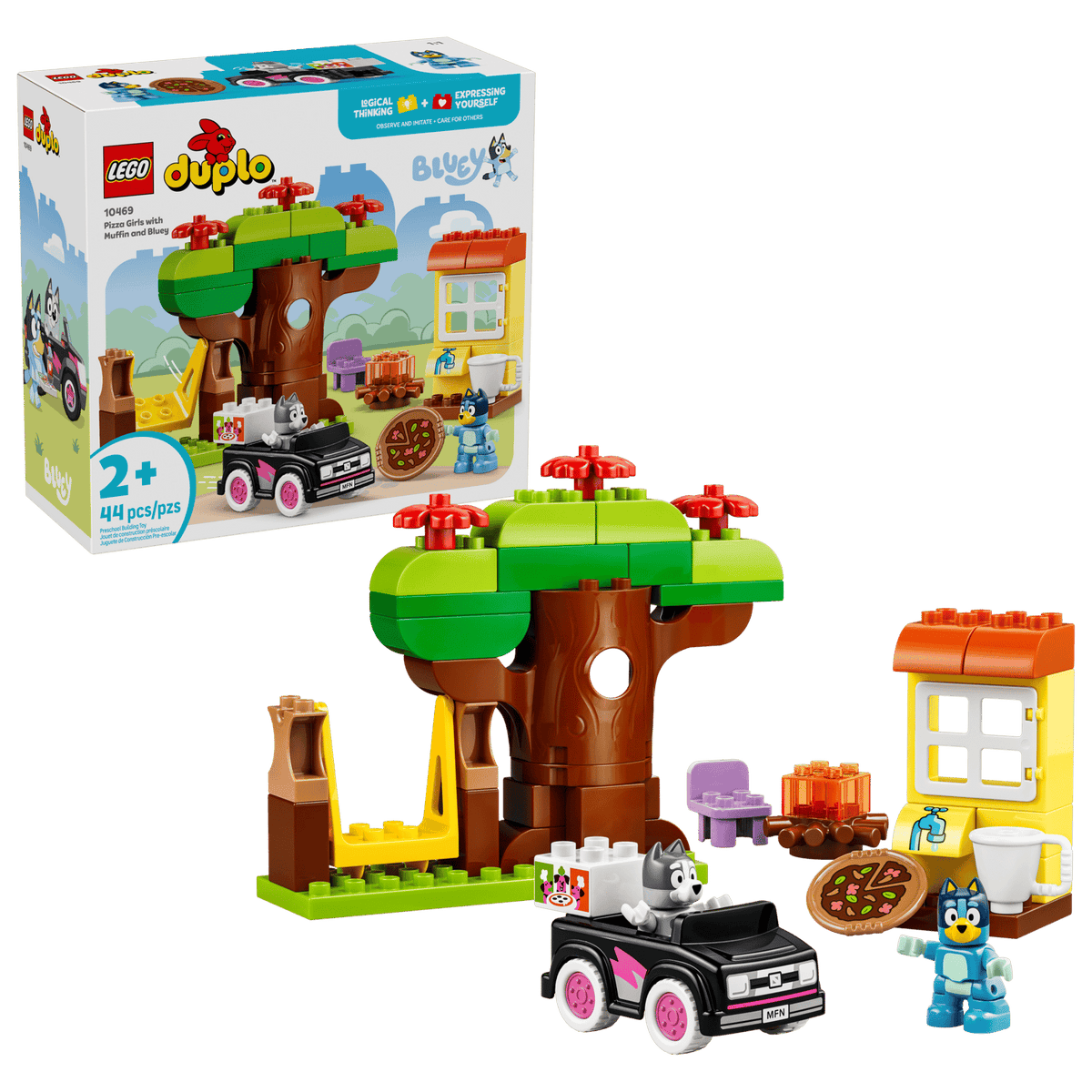 Pizza Girls with Muffin and Bluey- 44 Pcs