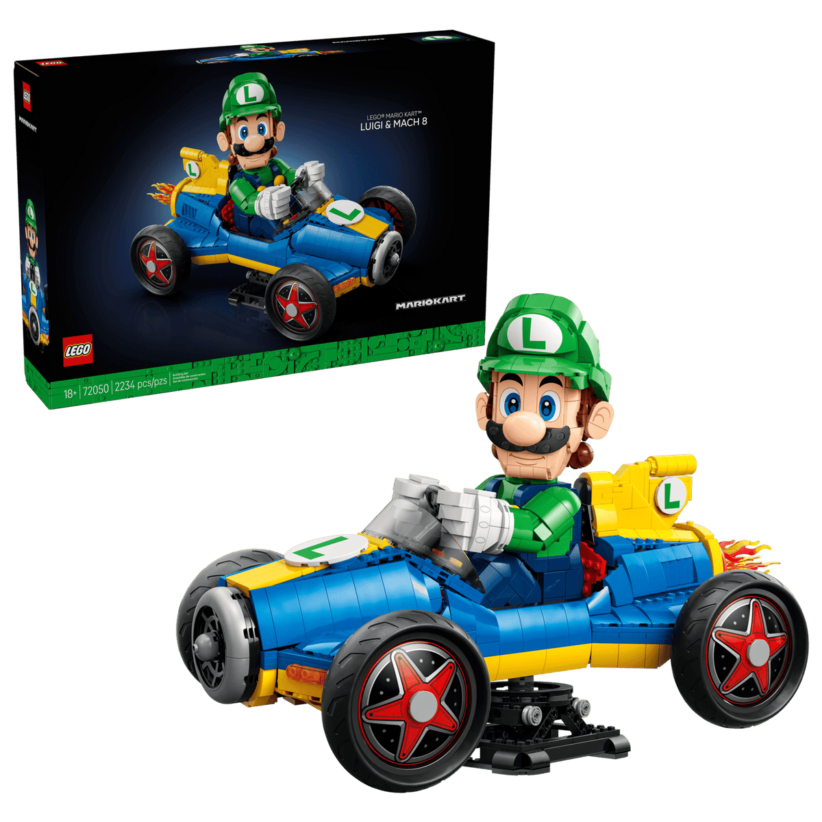 Mario Kart – Luigi & Mach 8- 2234 Pcs