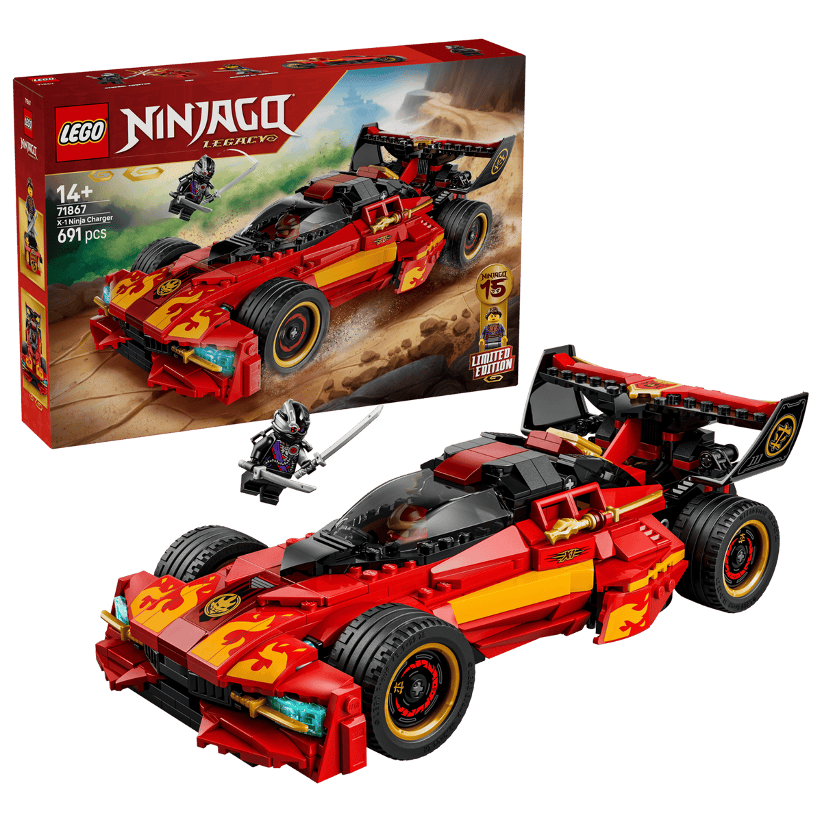 X-1 Ninja Charger 15th Anniversary- 691 Pcs