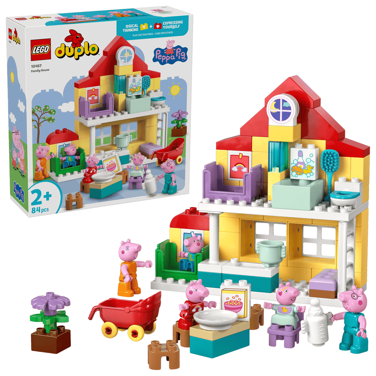 Peppa Pig Family House- 84 Pcs