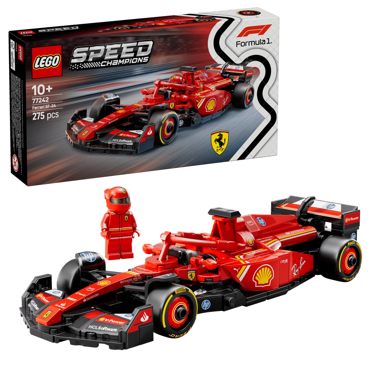 Ferrari SF-24 F1 Race Car- 275 Pcs