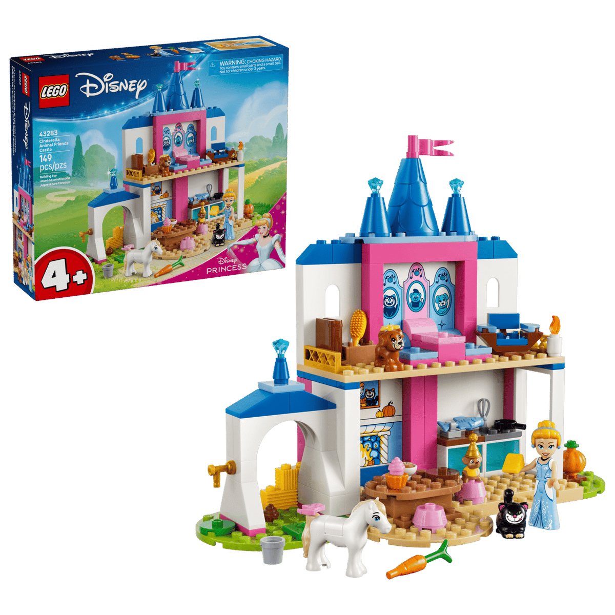 Cinderella Animal Friends Castle- 149 Pcs