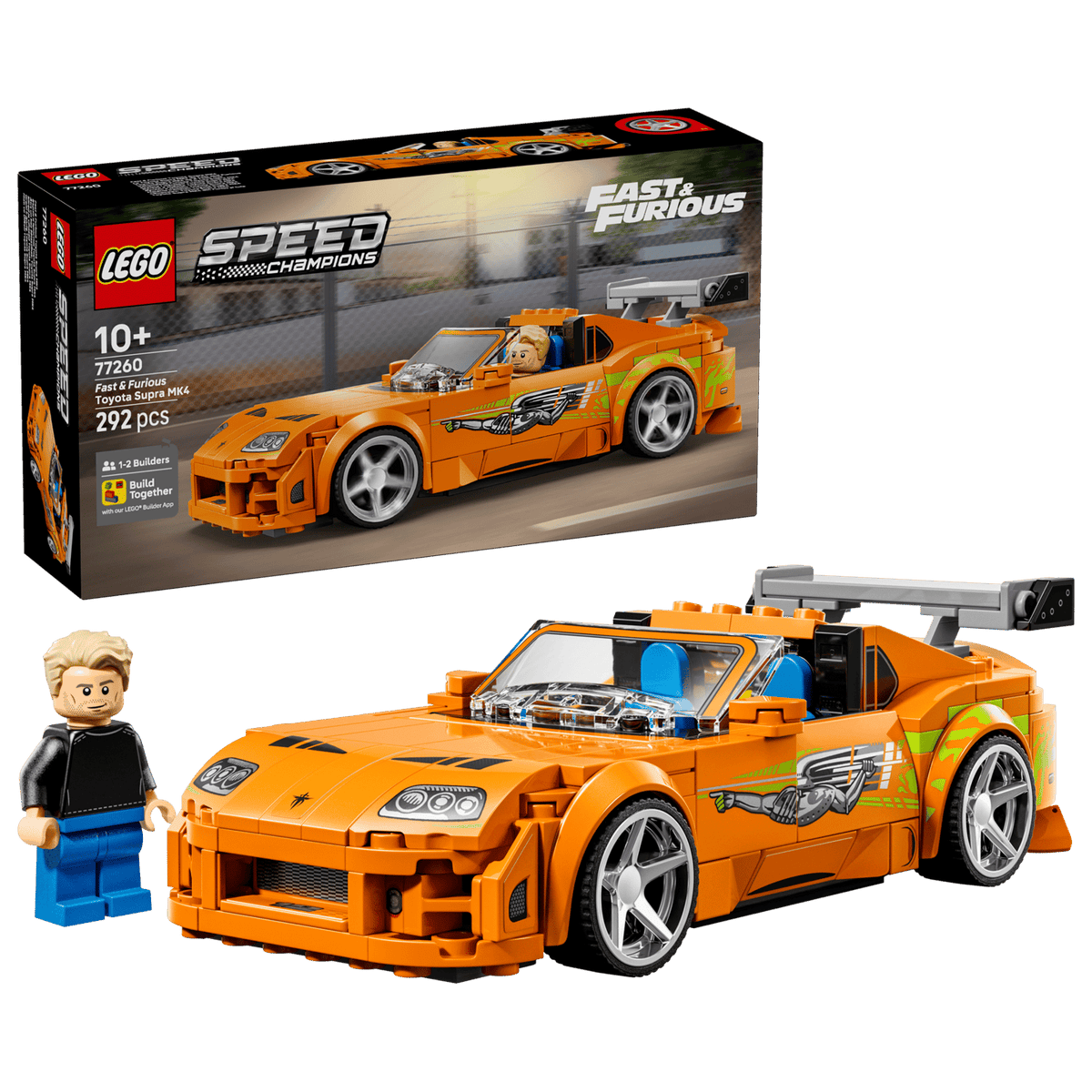 The Fast and The Furious Toyota Supra MK4- 292 Pcs