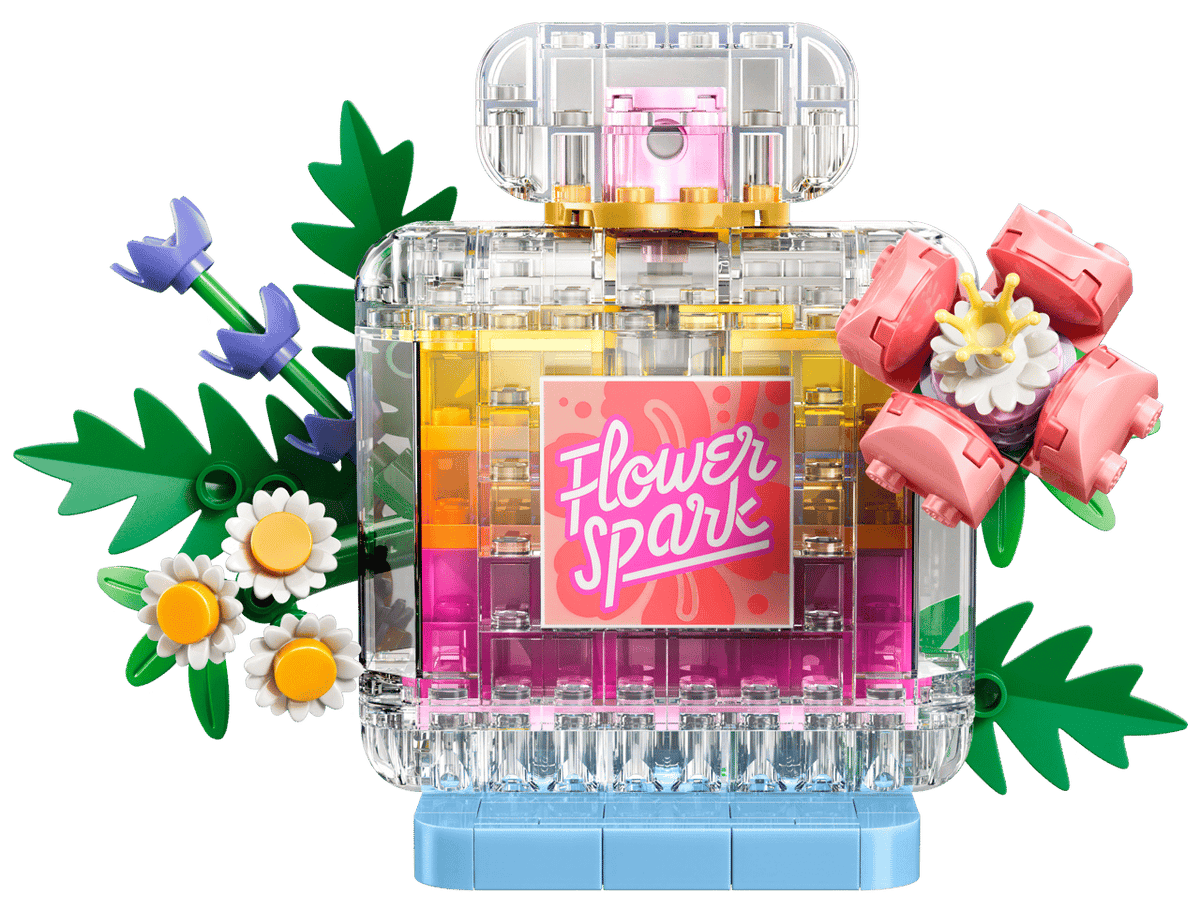 Floral Decor Perfume Bottle- 286 Pcs