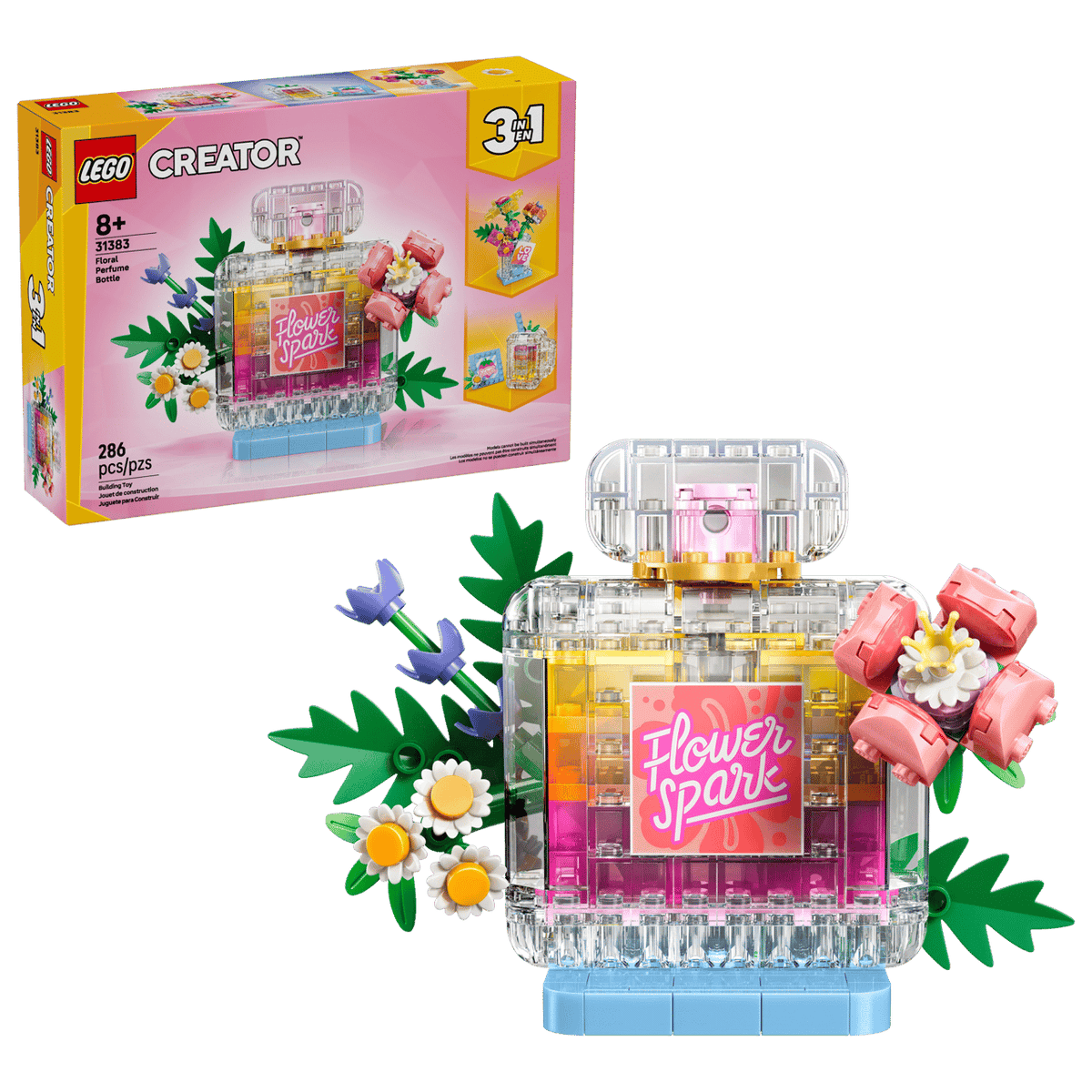 Floral Decor Perfume Bottle- 286 Pcs