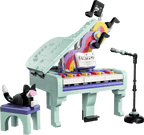 Music Decor Piano with Cat- 485 Pcs