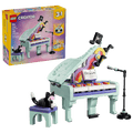 Music Decor Piano with Cat- 485 Pcs