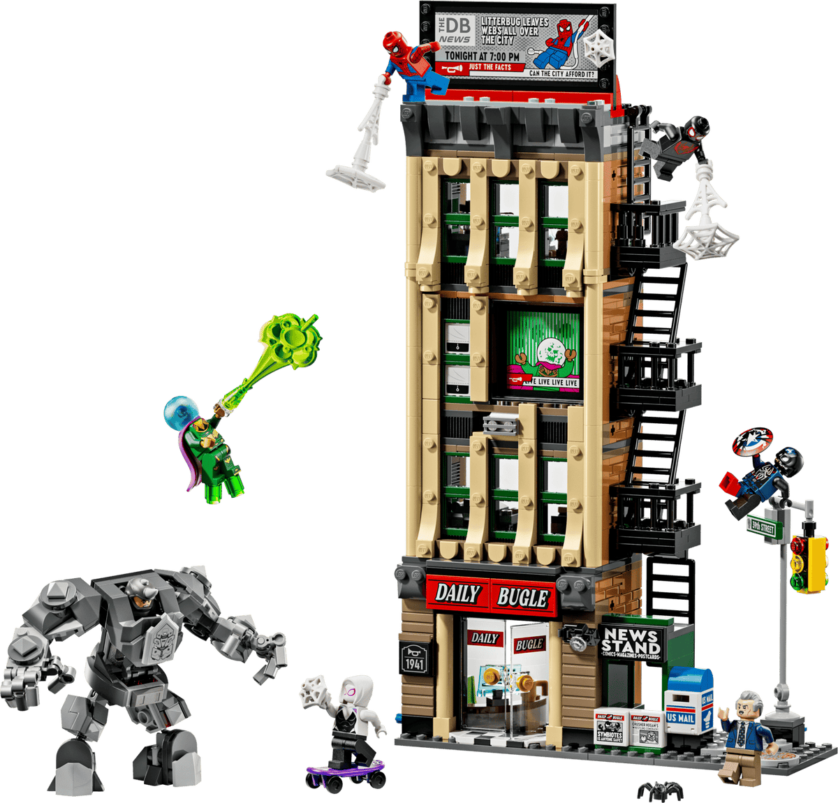 Spider-Man vs. Mysterio: The Daily Bugle- 781 Pcs