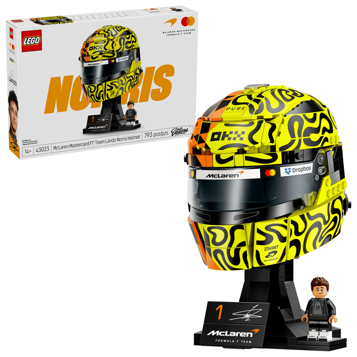McLaren Mastercard F1® Team Lando Norris Helmet- 793 Pcs