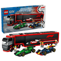 F1 Truck with RB20 & AMR24 F1 Cars- 1086 Pcs
