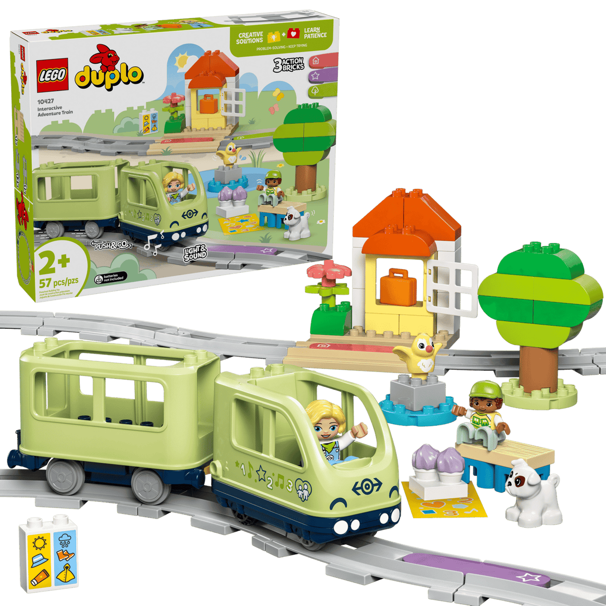Interactive Adventure Train- 57 Pcs