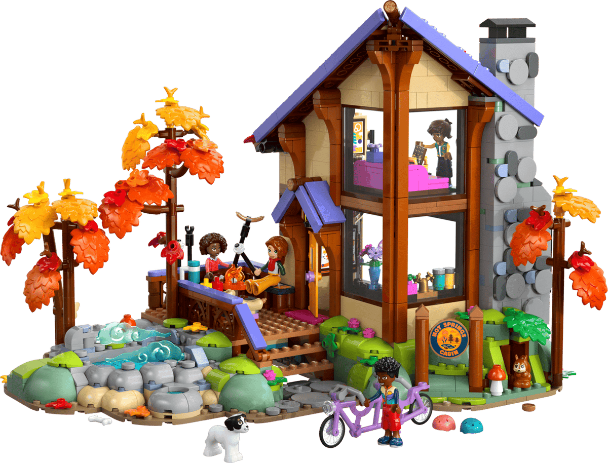 Cozy Fall Forest Cabin- 1229 Pcs