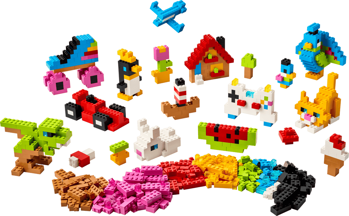 Creative Colorful Bricks- 820 Pcs