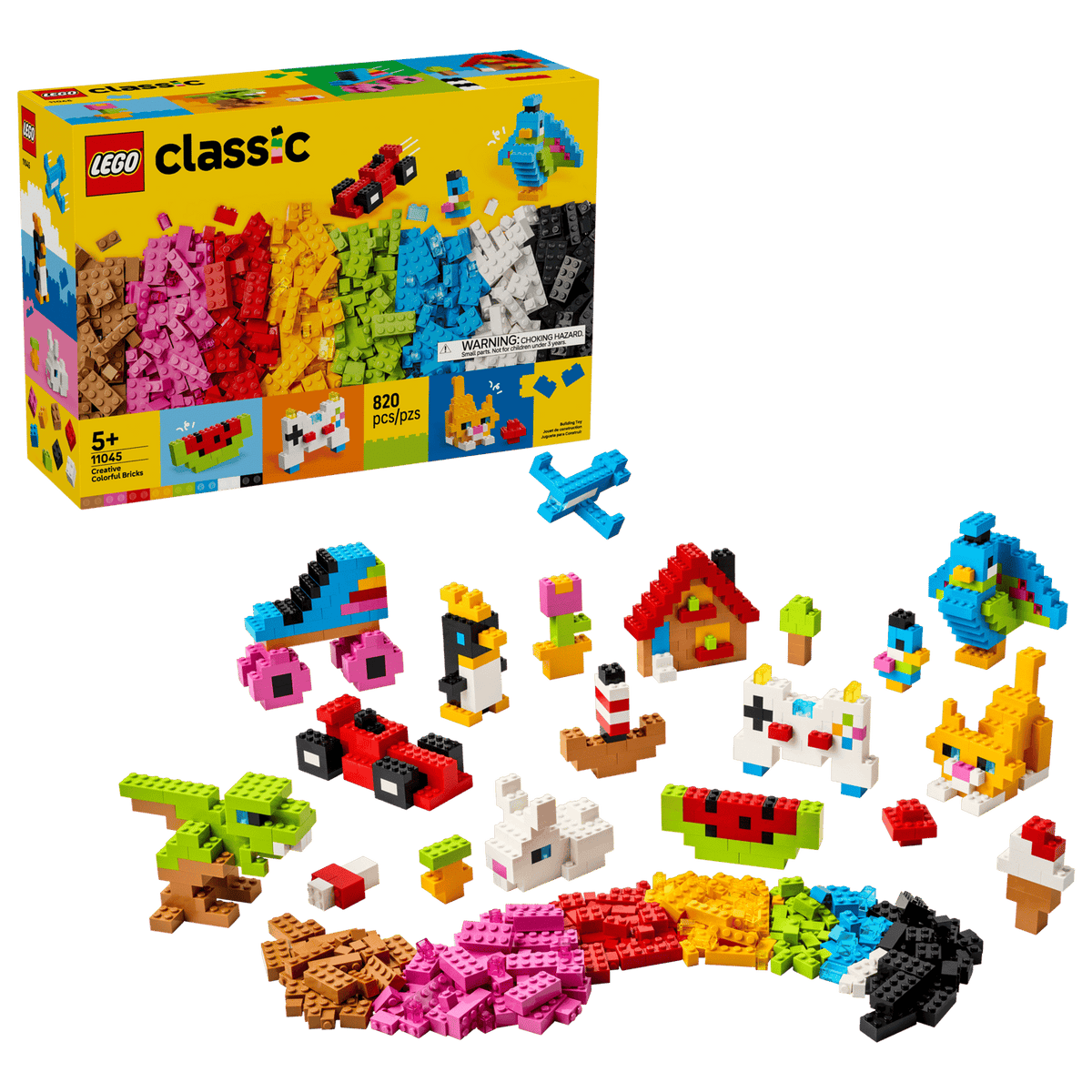 Creative Colorful Bricks- 820 Pcs