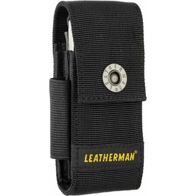 Leatherman Premium Nylon Snap Sheath with Pockets, Fits 10.16-cm to 11.43-cm Multi-Tools, Black, Large
