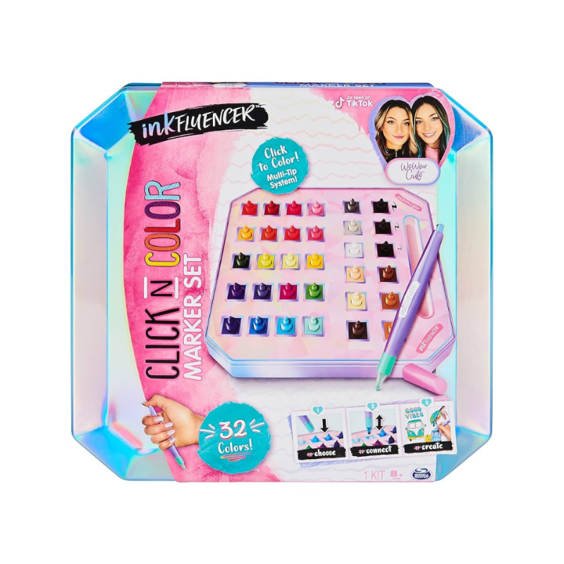 Spin Master - InkFLUENCER | Click N Color Marker Set