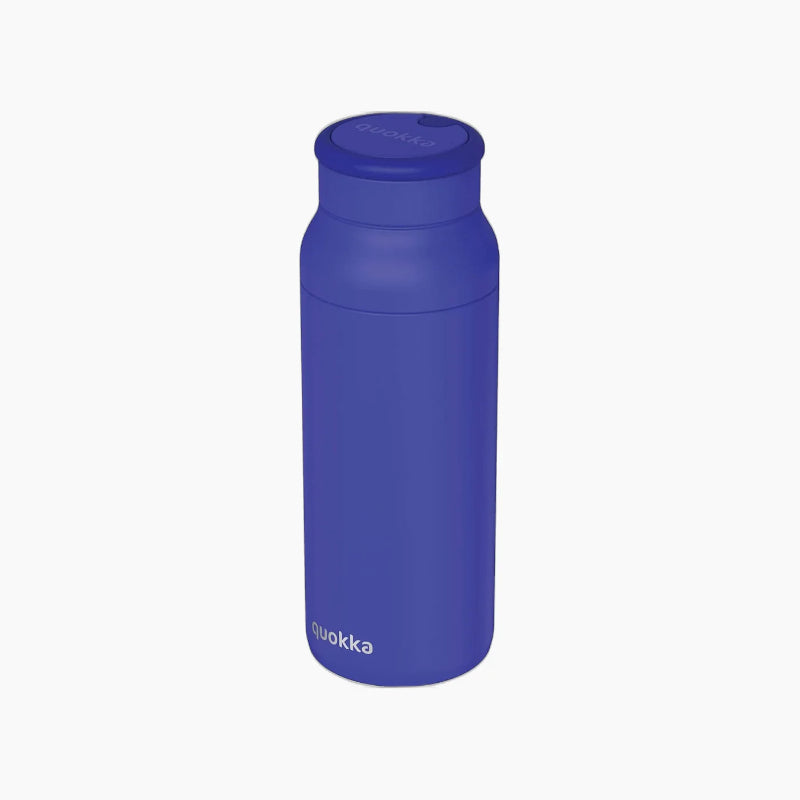 QUOKKA THERMAL SS BOTTLE WITH SILICONE HANDLE ECHO DUSK BLUE 690 ML