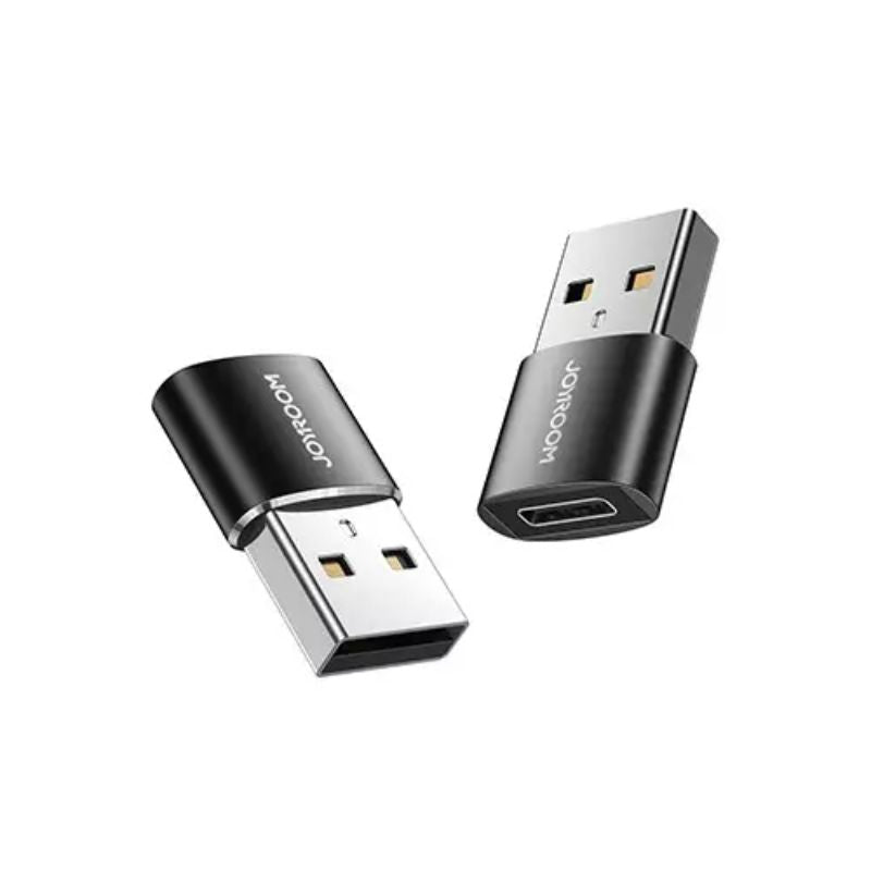 S-H152 USB Male to Type-C Female Adapter-2pcs - Black