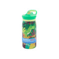 QUOKKA KIDS THERMAL SS SIPPER BOTTLE POP DINOSAURS JUNGLE 445 ML