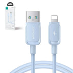 JOYROOM S-A59 Vibrant Series 3A Fast Charging Data Cable (USB-A to Type-C) 1. 2m - Blue