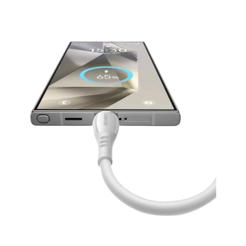 JOYROOM S-A59 Vibrant Series 3A Fast Charging Data Cable (USB-A to Type-C) 1. 2m - White