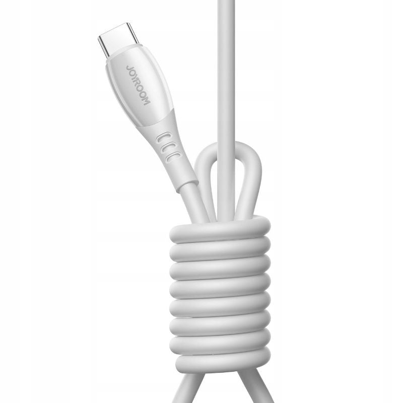 JOYROOM S-A59 Vibrant Series 60W Fast Charging Data Cable (Type-C to Type-C) 1. 2m - White