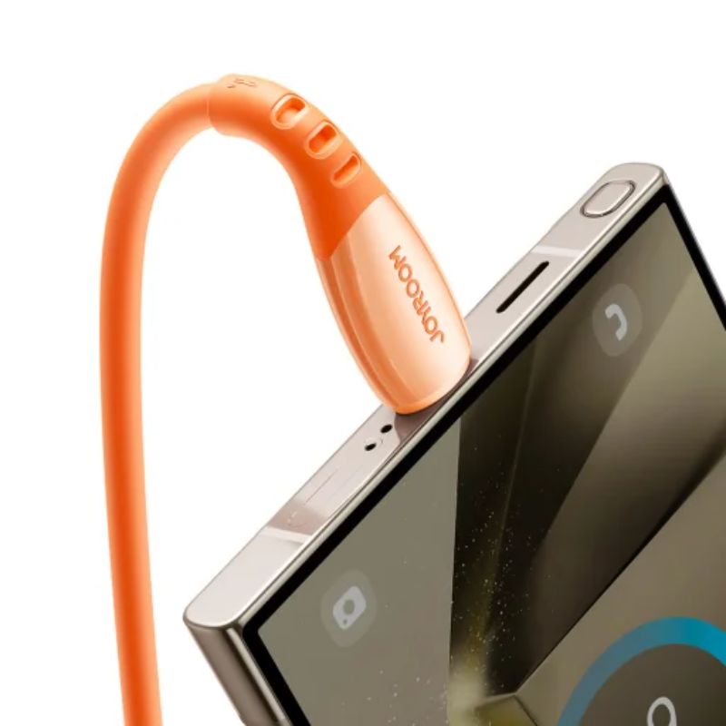 JOYROOM S-A59 Vibrant Series 3A Fast Charging Data Cable (USB-A to Lightning) 1. 2m - Orange