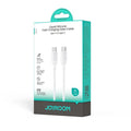 JOYROOM S-A62 Lively Series 60W Fast Charging Data Cable (Type-C to Type-C) 1. 2m - White