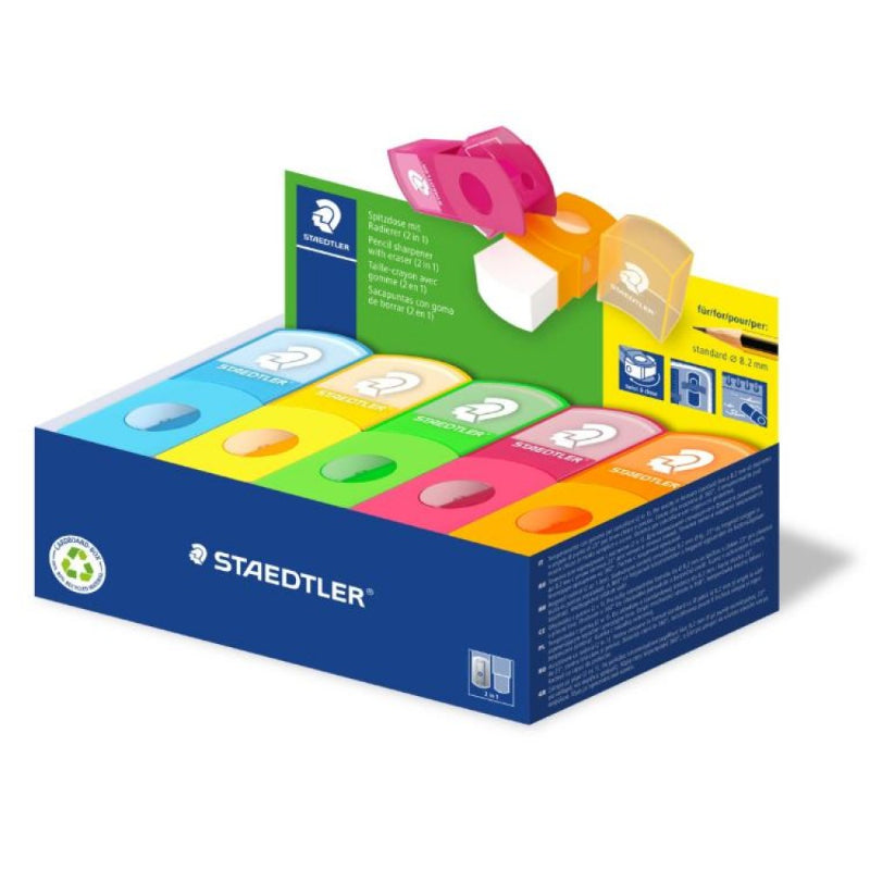 STEADTLER PENCIL SHARPENER WITH ERASER 511 SE