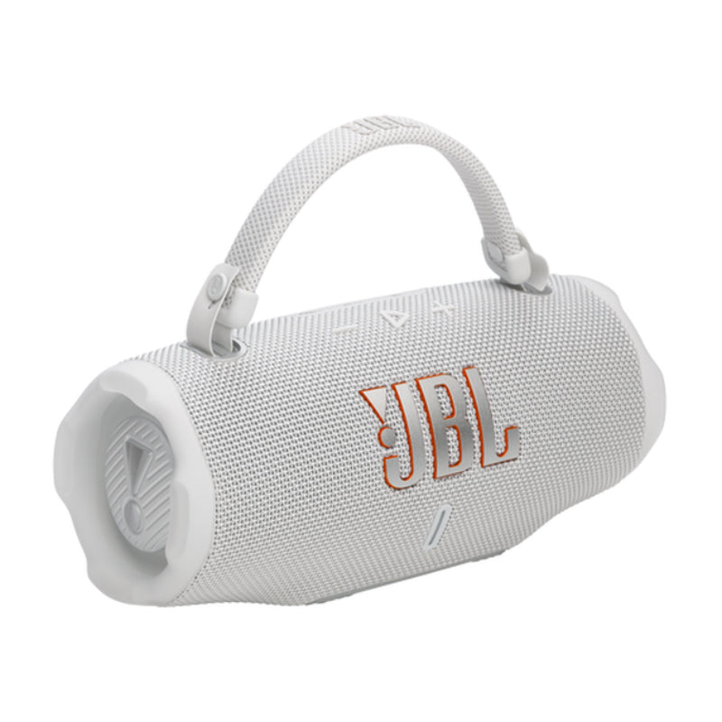 JBL CHARGE6, PORTABLE BLUETOOTH SPEAKER WITH POWERBANK, WHITE