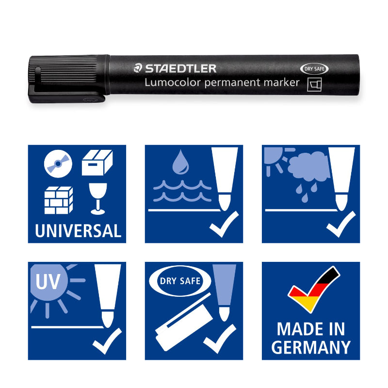 STEADTLER PERMANENET MARKER ET 4PCS 350 WP4