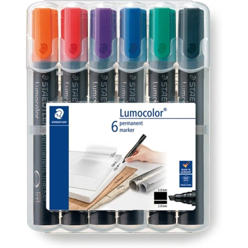 STEADTLER PERMANENET MARKER ET 6PCS 350 WP6